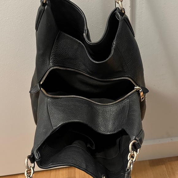 Vintage Coach Black Leather Shoulder Bag - Picture 3 of 6